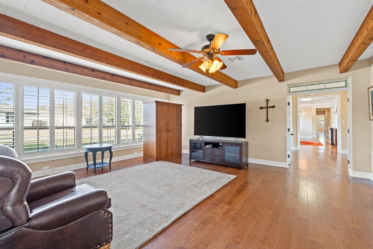 Interior, Wooden Beams, Wood Texture Flooring