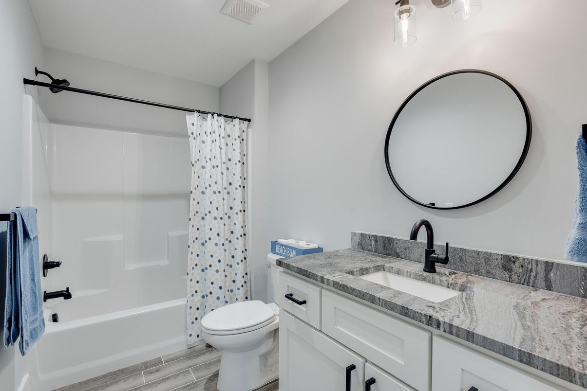 Bathroom, Interior, Wood Texture Flooring