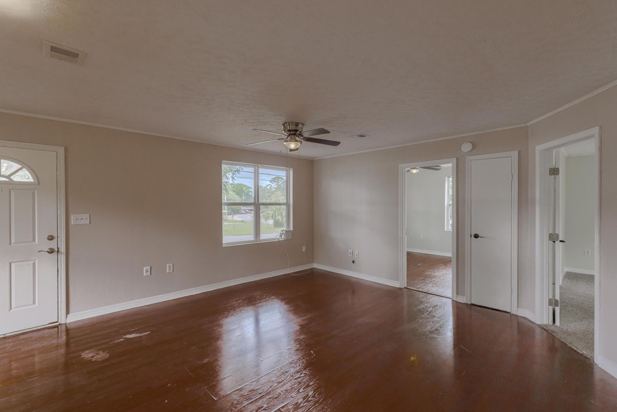 Empty room, Interior, Wood Texture Flooring