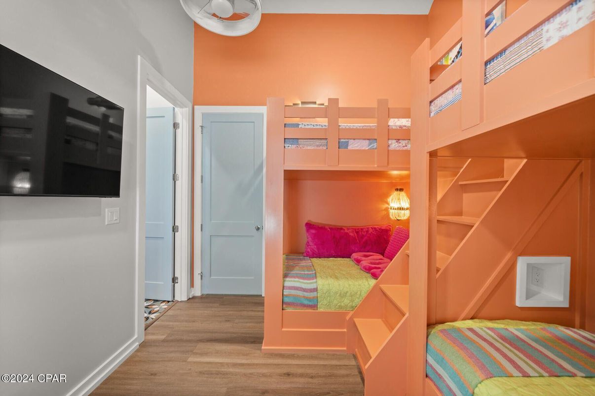 Bedroom, Interior, Wood Texture Flooring