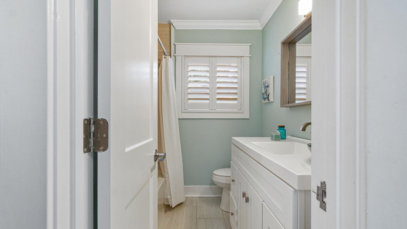 Bathroom, Interior, Wood Texture Flooring