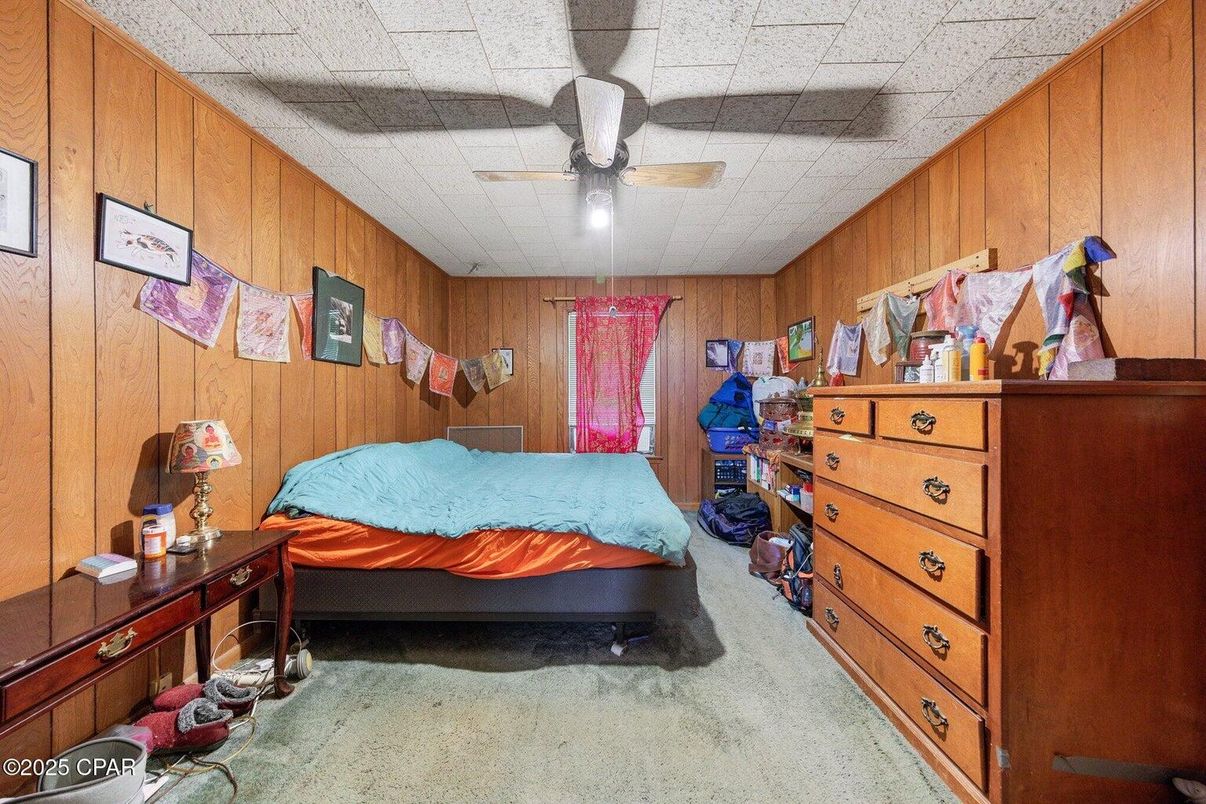 Bedroom, Interior, Wooden Walls
