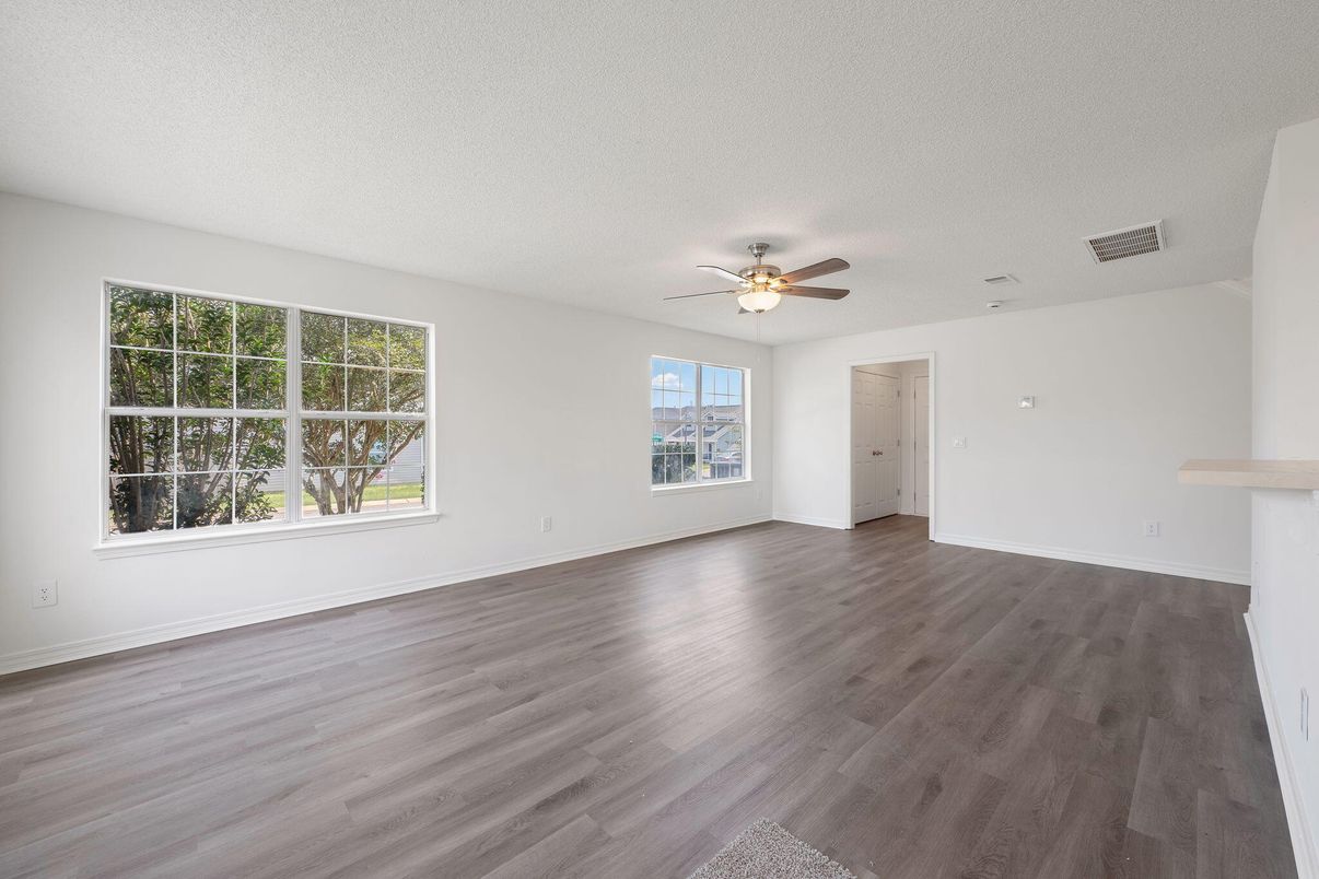 Empty room, Interior, Wood Texture Flooring