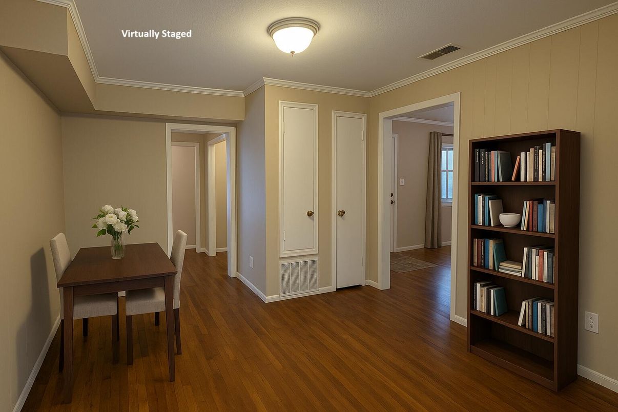 Dining room, Interior, Wood Texture Flooring