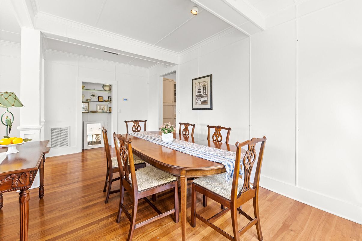 Dining room, Interior, Wood Texture Flooring