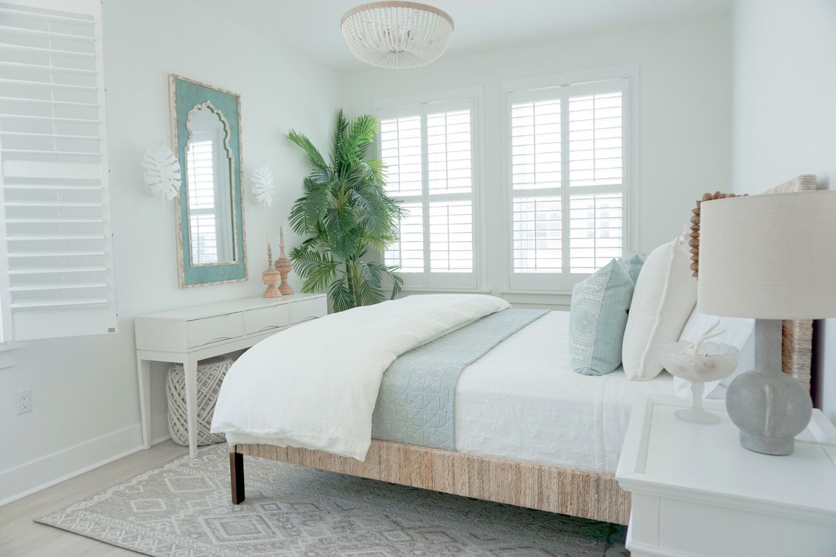 Bedroom, Interior, Wood Texture Flooring