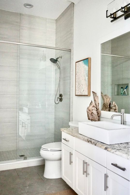 Bathroom, Glass Shower, Interior
