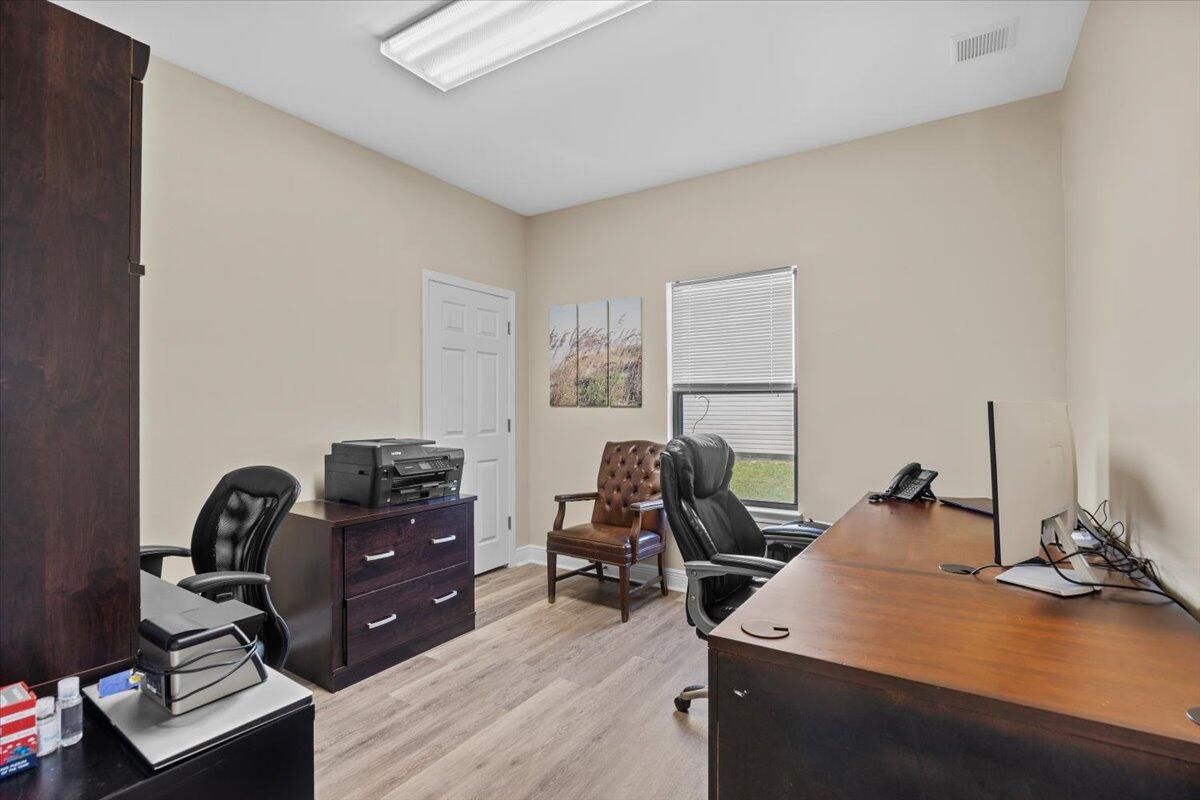 Home Office, Interior, Wood Texture Flooring