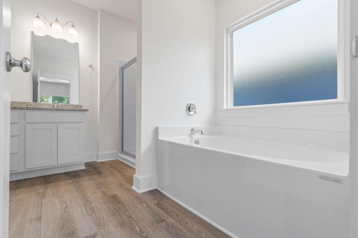 Bathroom, Interior, Wood Texture Flooring