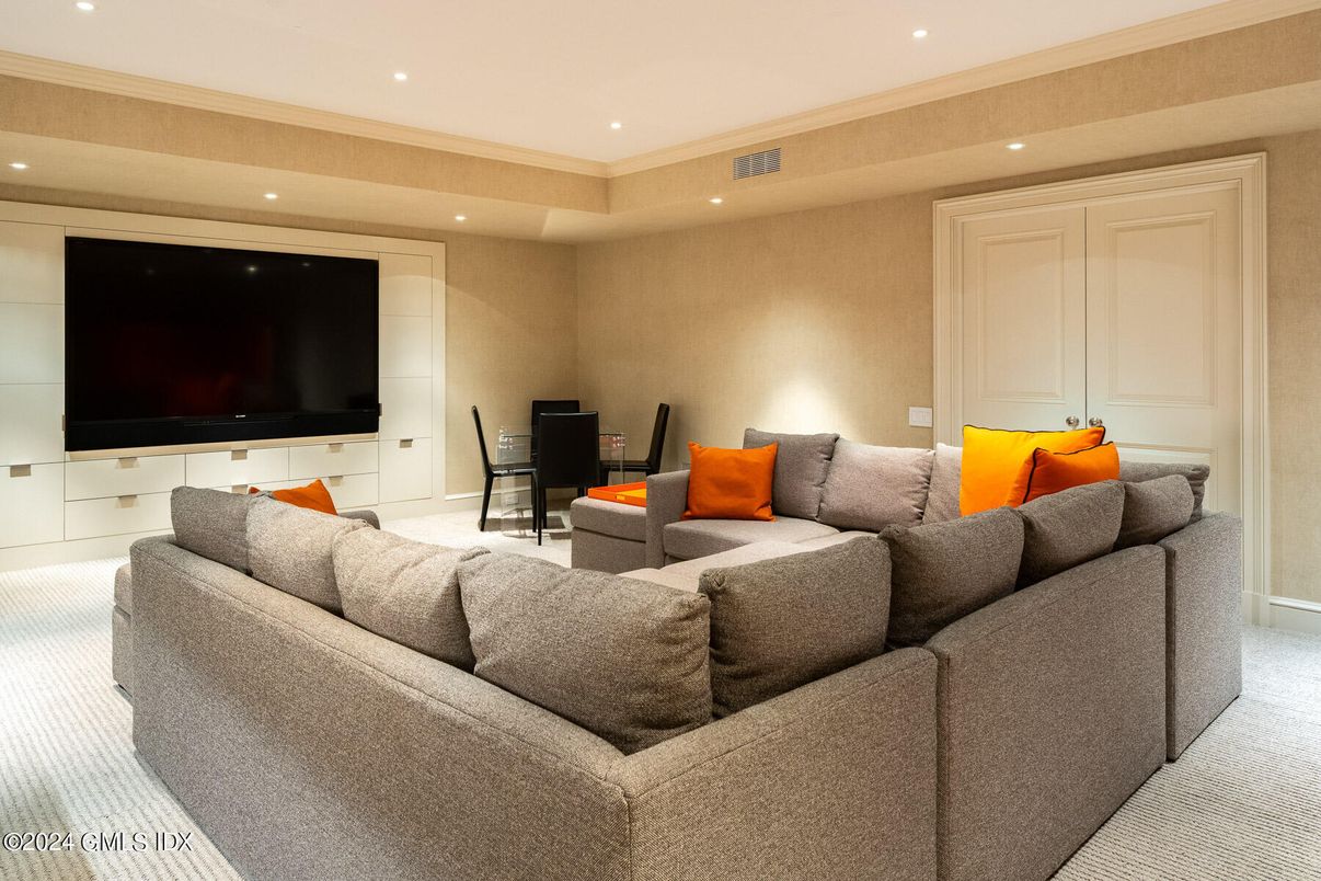 Interior, Living room, Recessed Lighting