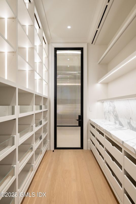 Interior, Recessed Lighting, Walk-in Closets, Wood Texture Flooring