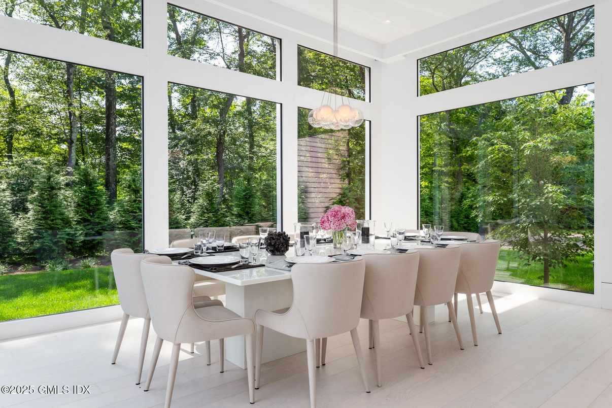 Chandelier, Dining room, Interior, Pendant Lights, Wood Texture Flooring