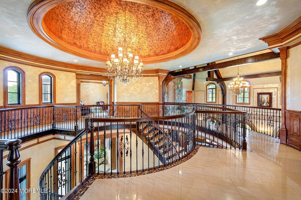 Chandelier, Interior, Recessed Lighting