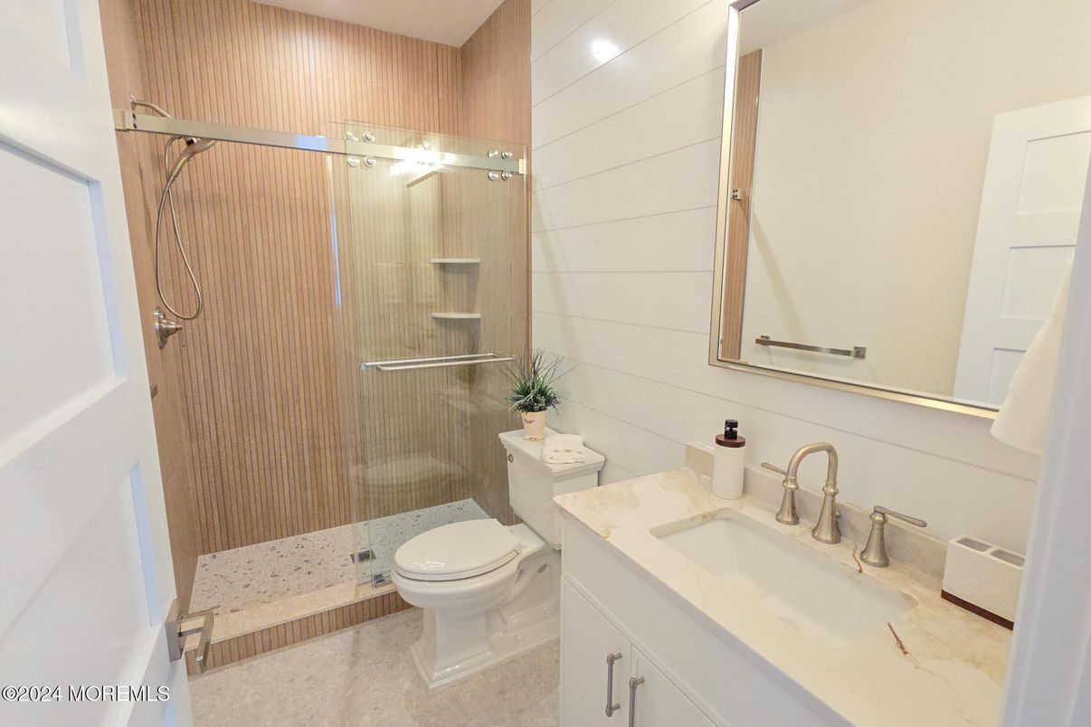 Bathroom, Glass Shower, Interior