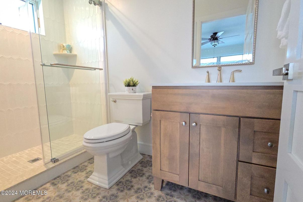 Bathroom, Glass Shower, Interior