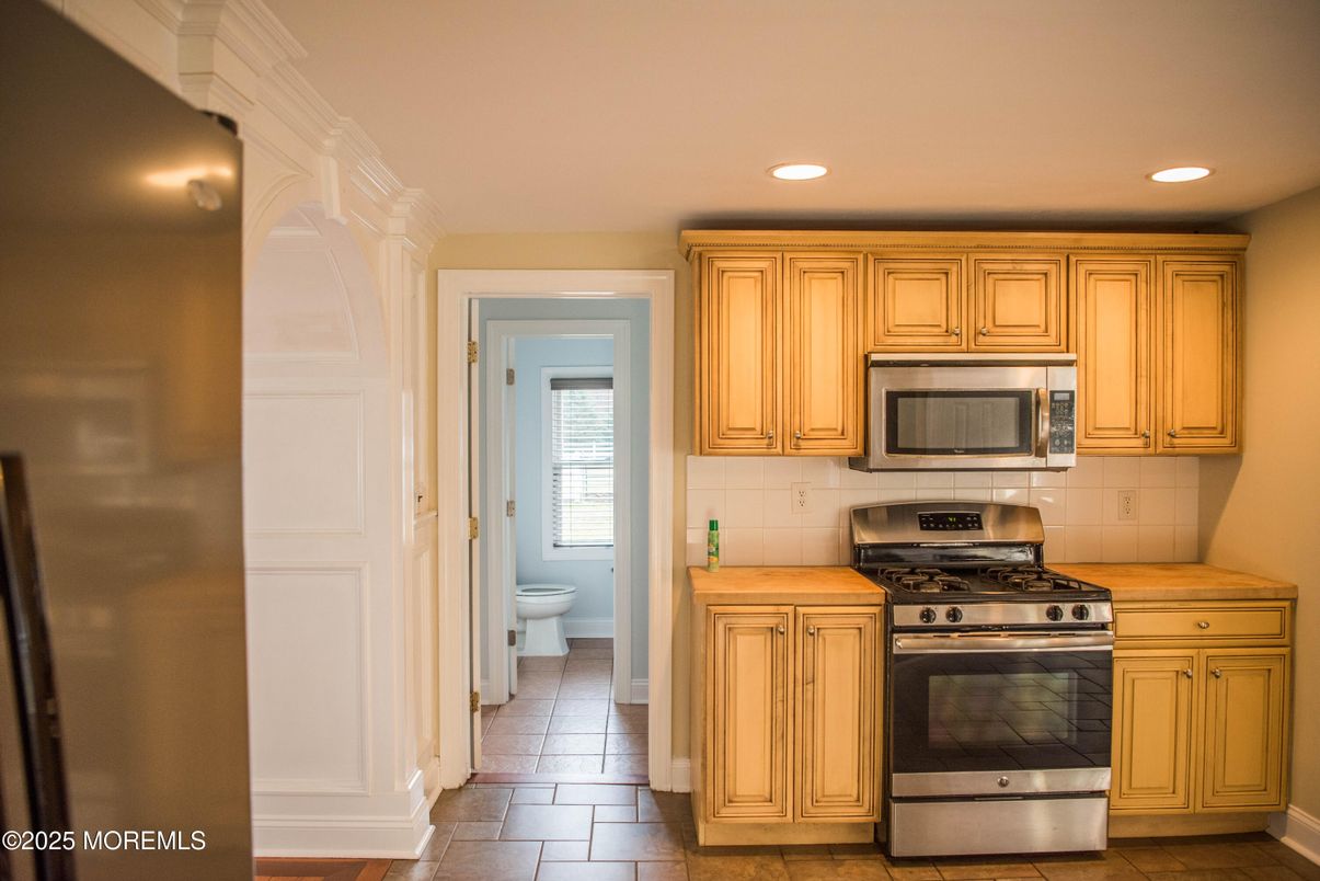 Interior, Kitchen, Recessed Lighting, Stainless Steel Appliances