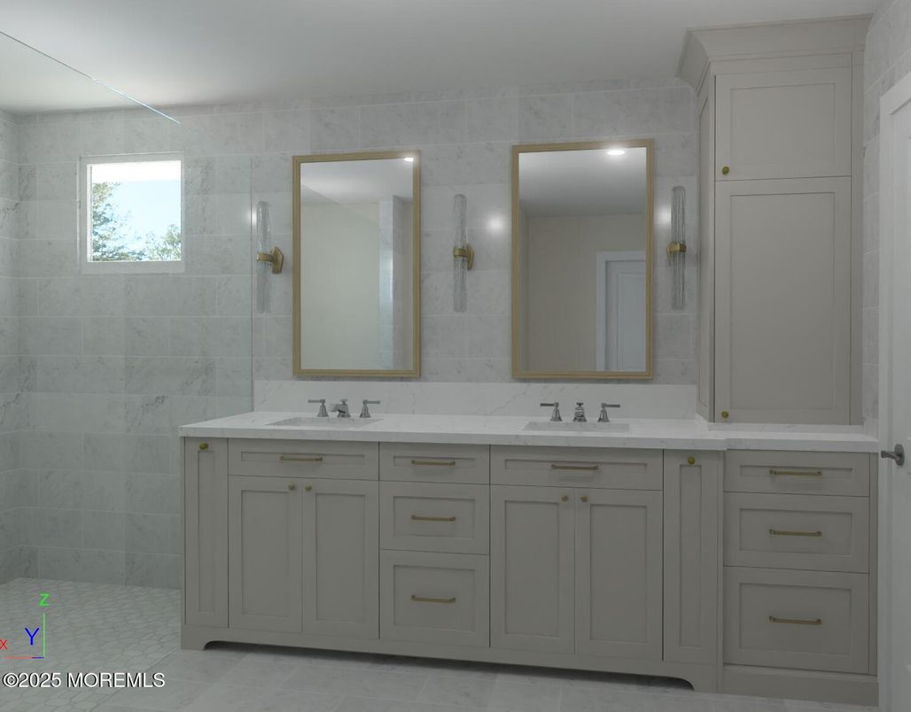 Bathroom, Dual Sink Vanities, Interior