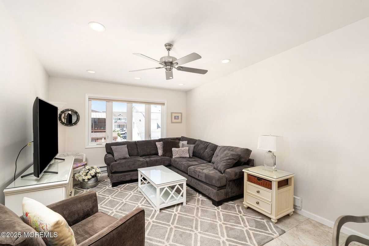 Interior, Living room, Recessed Lighting