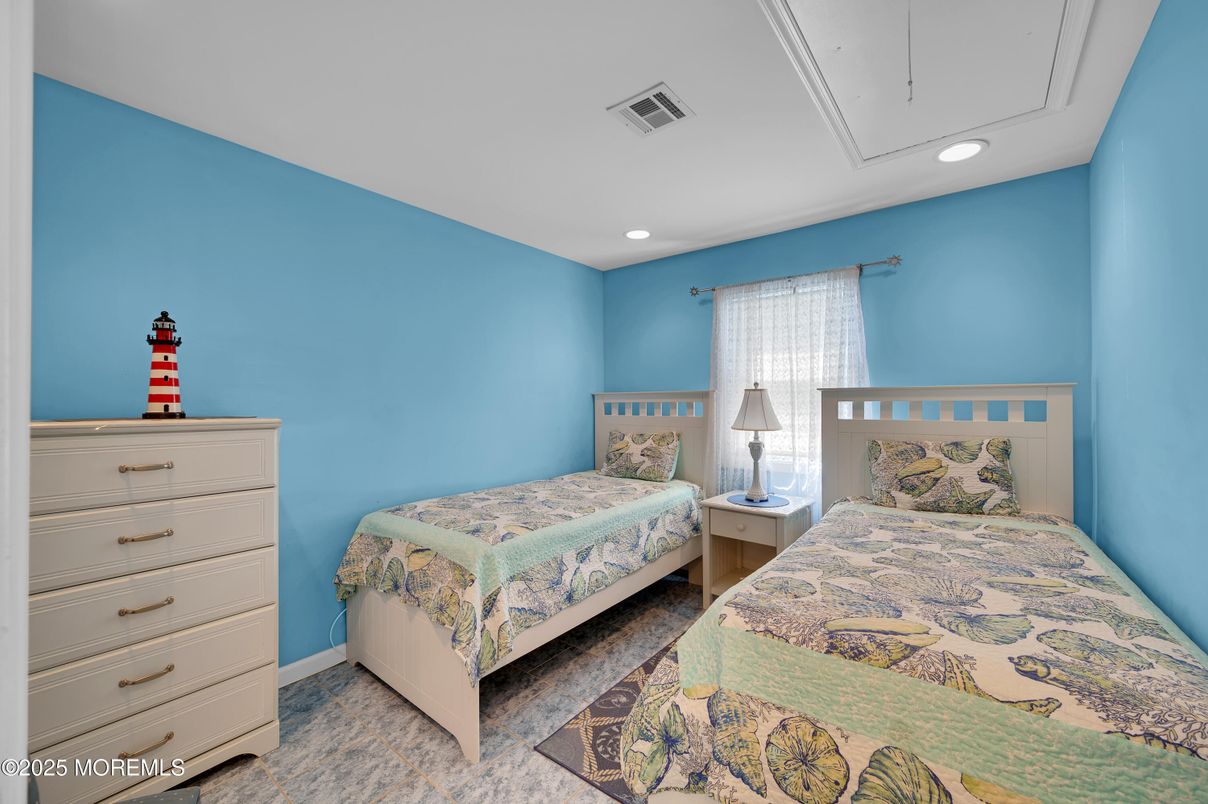 Bedroom, Interior, Recessed Lighting