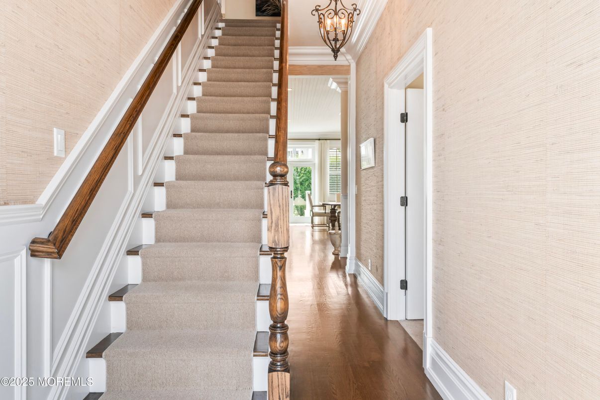 Chandelier, Interior, Wood Texture Flooring