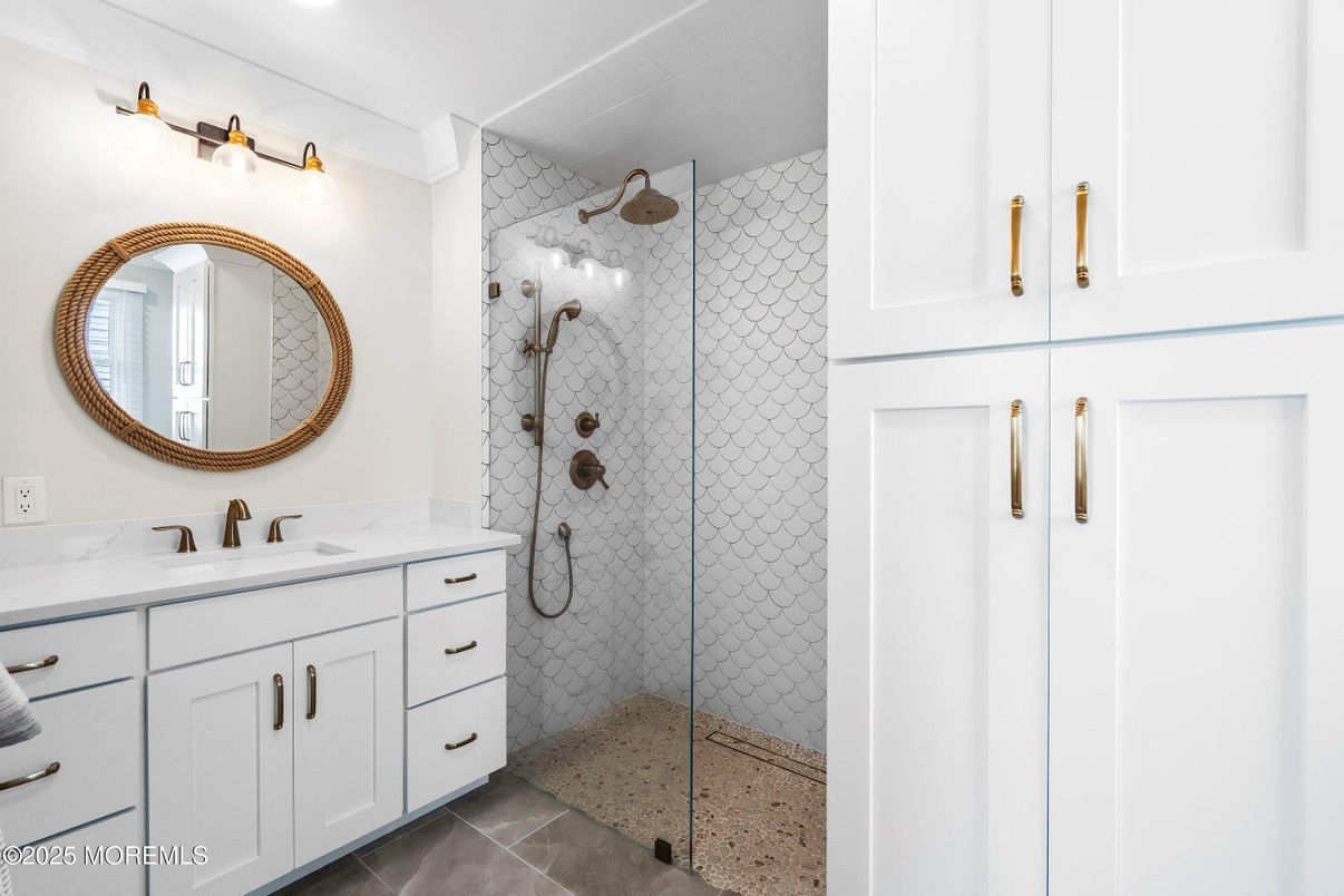 Bathroom, Glass Shower, Interior