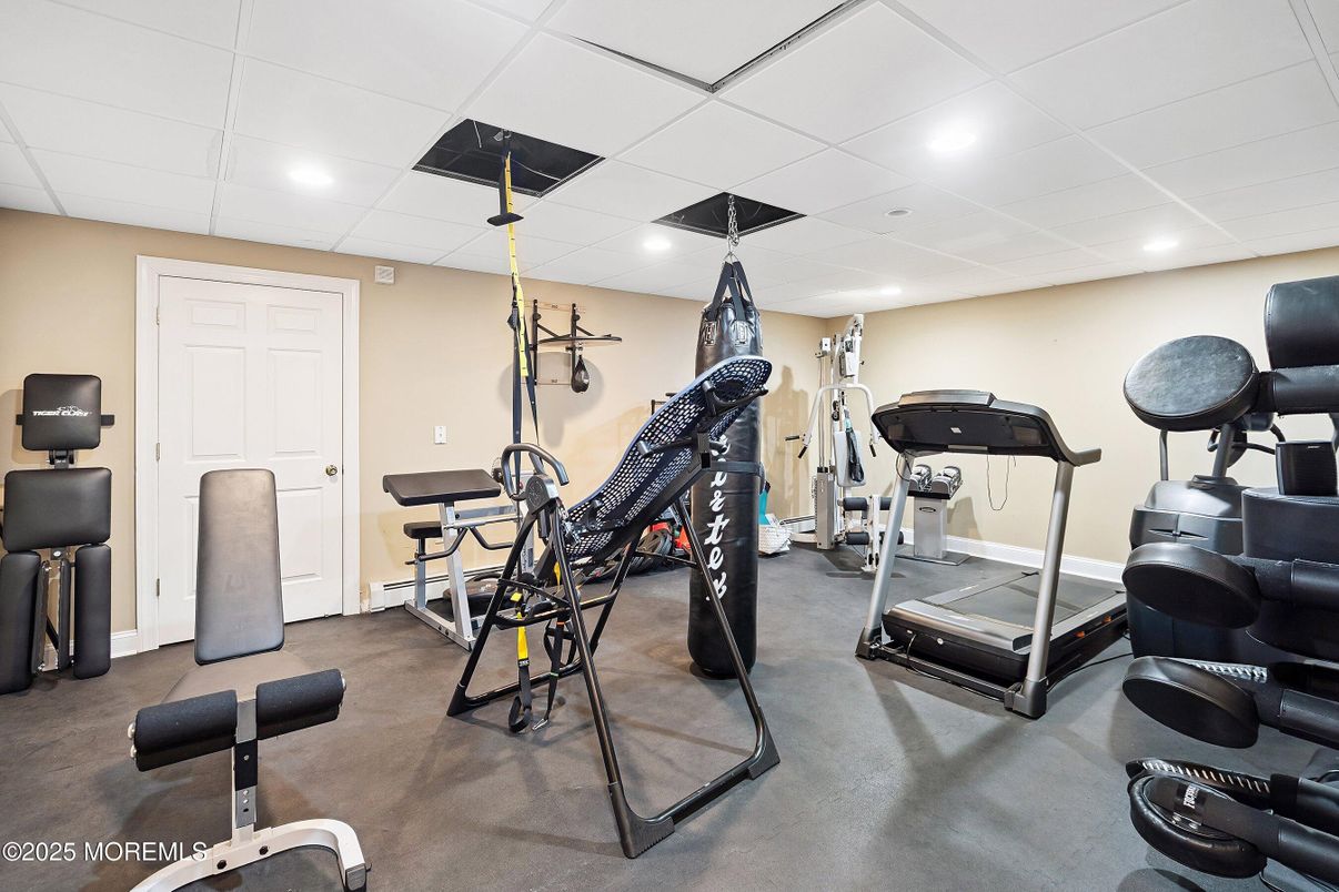 Fitness Equipment, Interior, Recessed Lighting