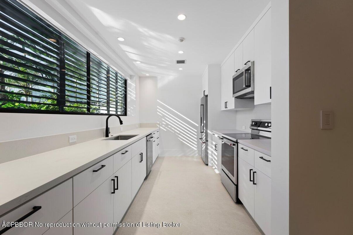 Interior, Kitchen, Recessed Lighting, Stainless Steel Appliances