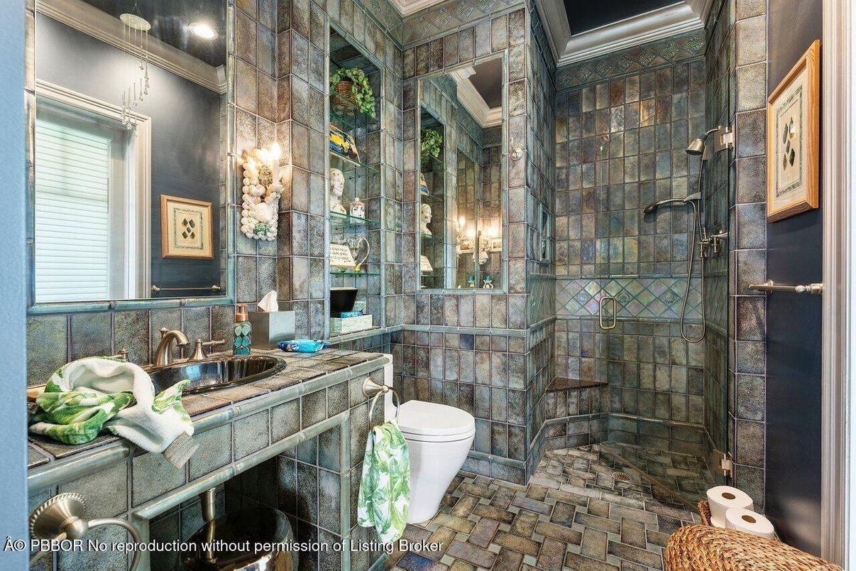 Bathroom, Glass Shower, Interior