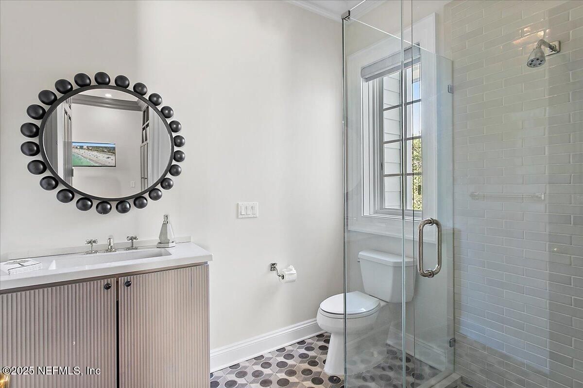 Bathroom, Glass Shower, Interior
