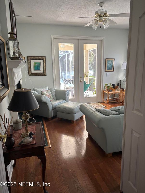 Fireplace, Interior, Living room, Wood Texture Flooring