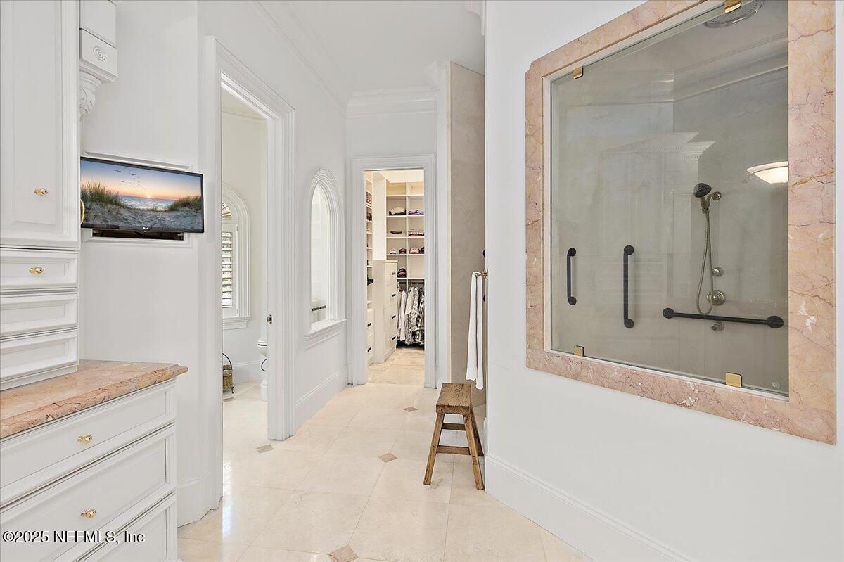 Bathroom, Glass Shower, Interior