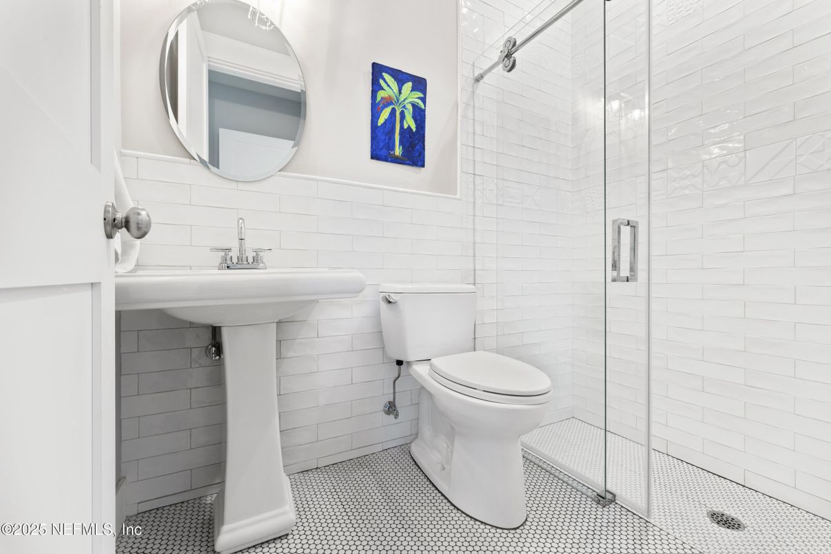 Bathroom, Glass Shower, Interior