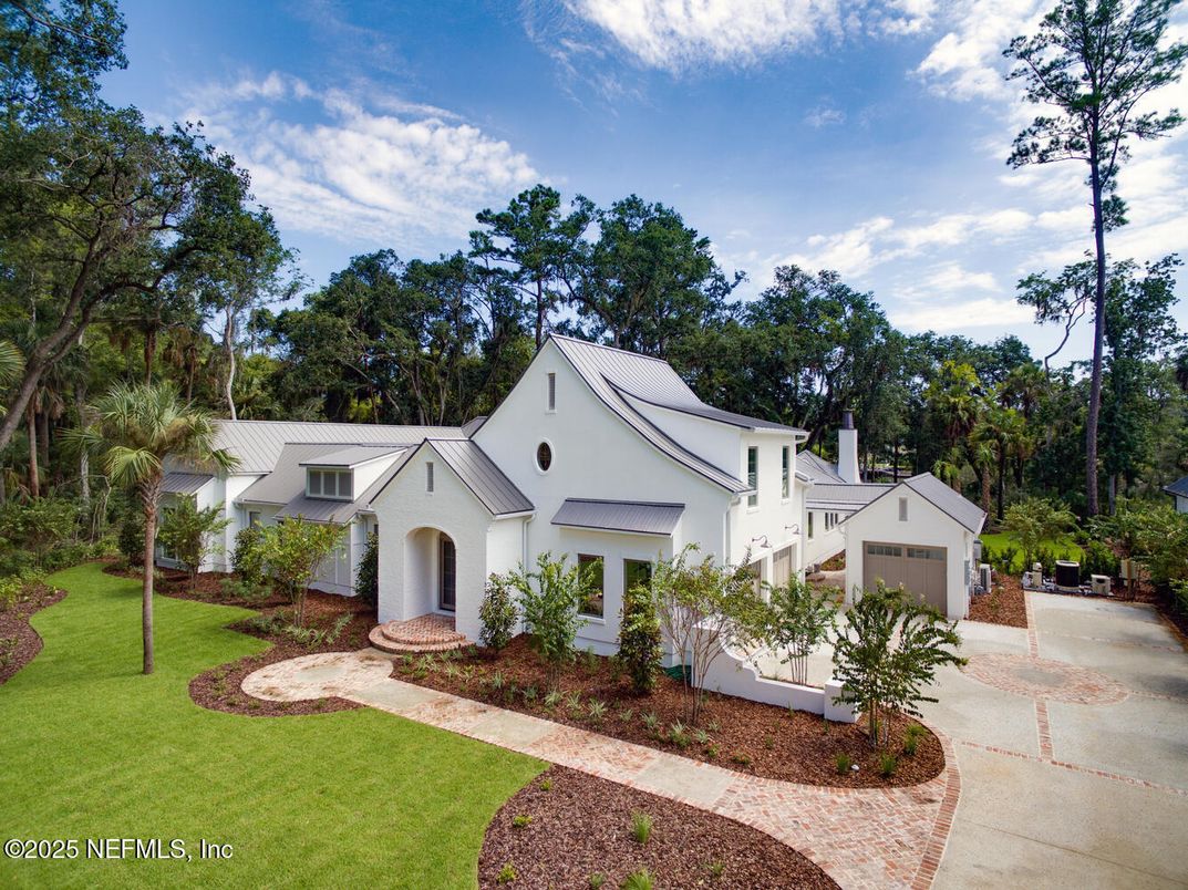 Attached, Backyard, Exterior, Facade, Farmhouse