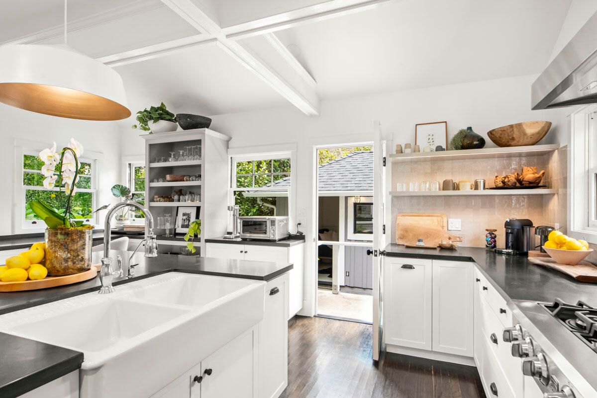 Interior, Kitchen, Wood Texture Flooring