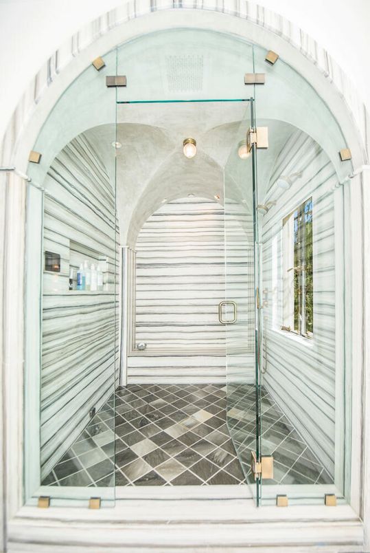 Bathroom, Glass Shower, Interior