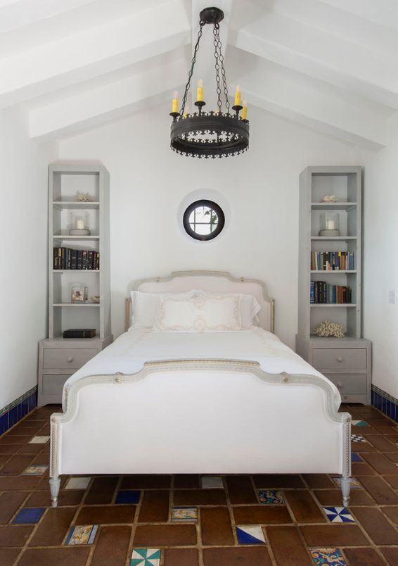 Bedroom, Chandelier, Interior