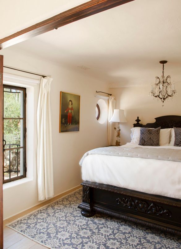 Bedroom, Chandelier, Interior, Wood Texture Flooring