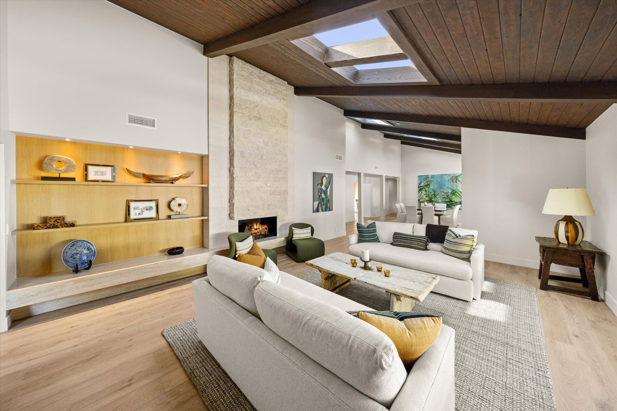 Fireplace, Interior, Living room, Wooden Beams, Wooden Ceilings, Wood Texture Flooring