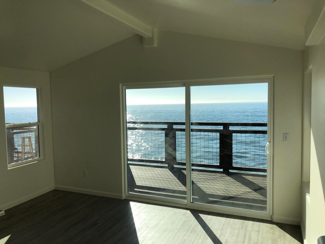 Empty room, Interior, Water, Wood Texture Flooring