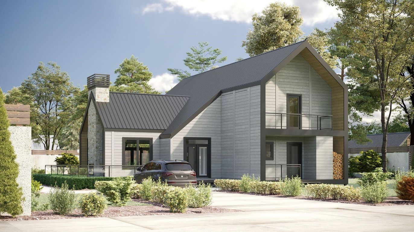 Exterior, Facade, Farmhouse