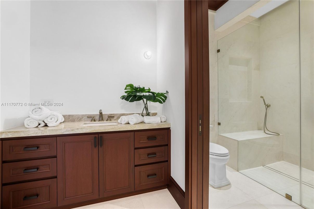 Bathroom, Glass Shower, Interior