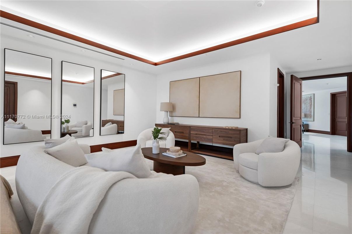 Interior, Living room, Recessed Lighting