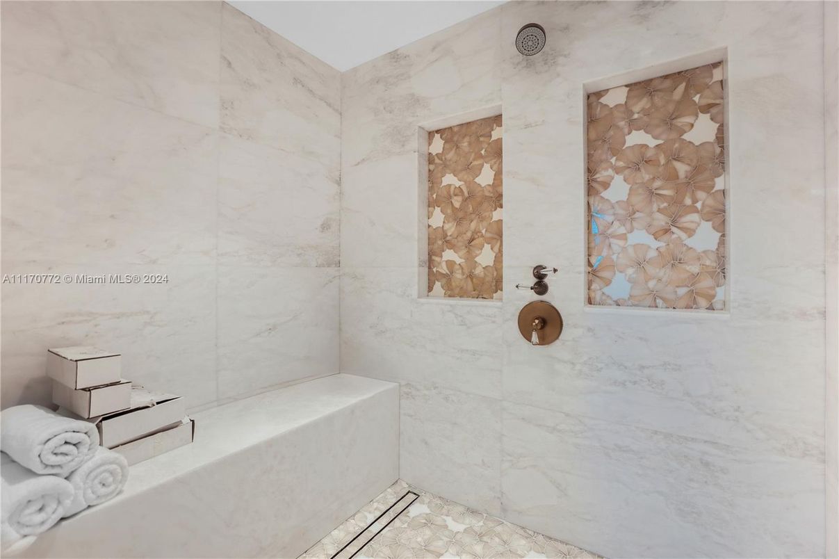 Bathroom, Interior, Marble Walls