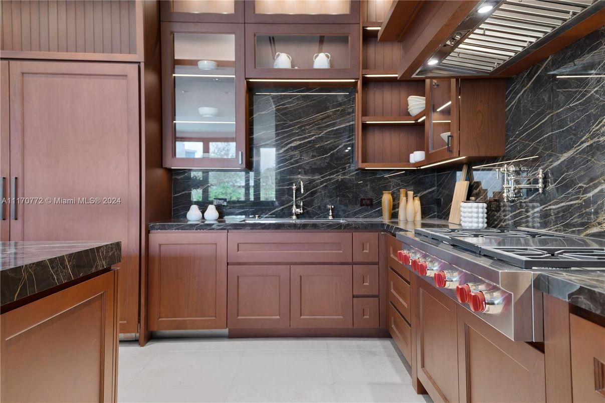 Interior, Kitchen, Marble Walls