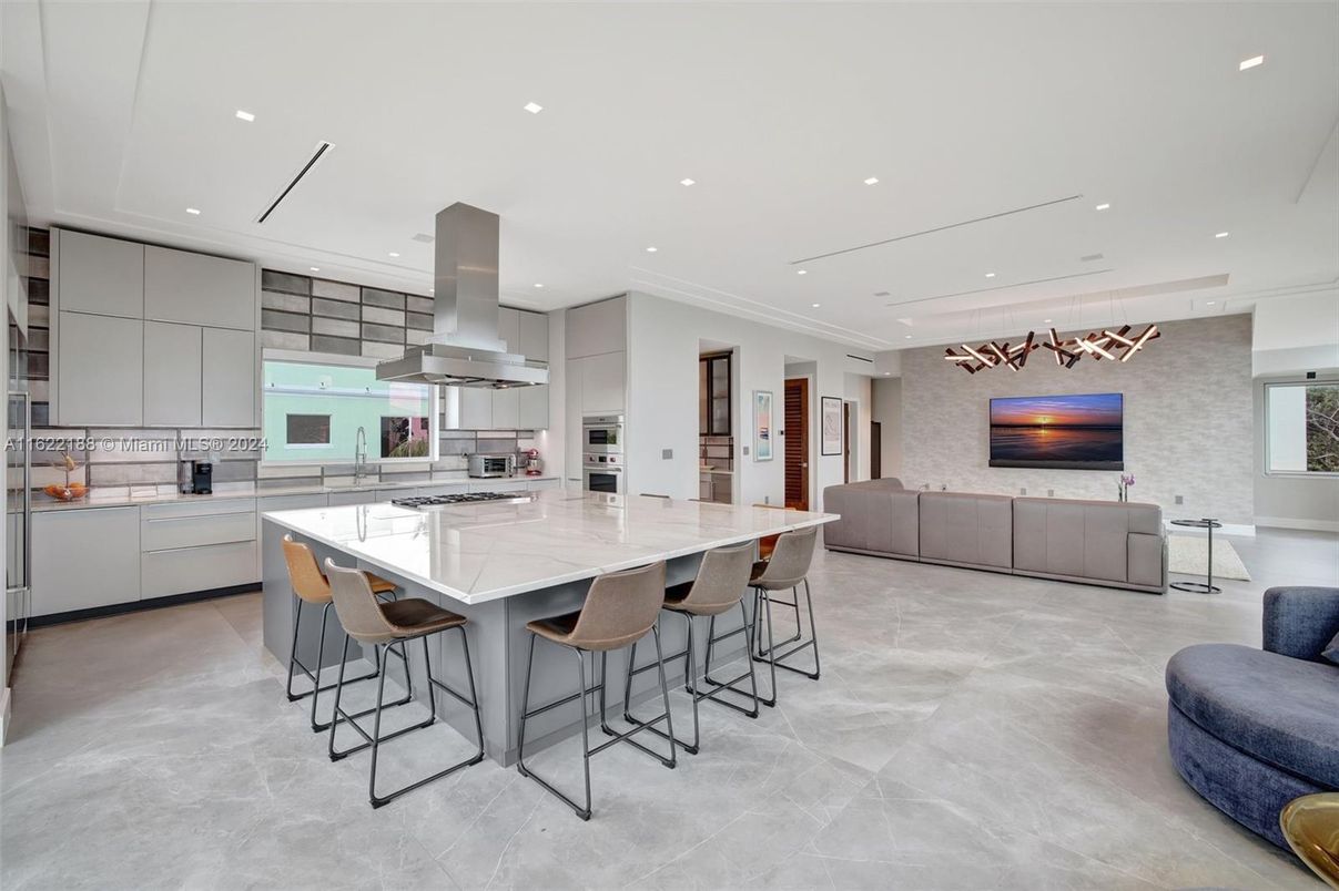 Interior, Kitchen, Recessed Lighting, Stainless Steel Appliances