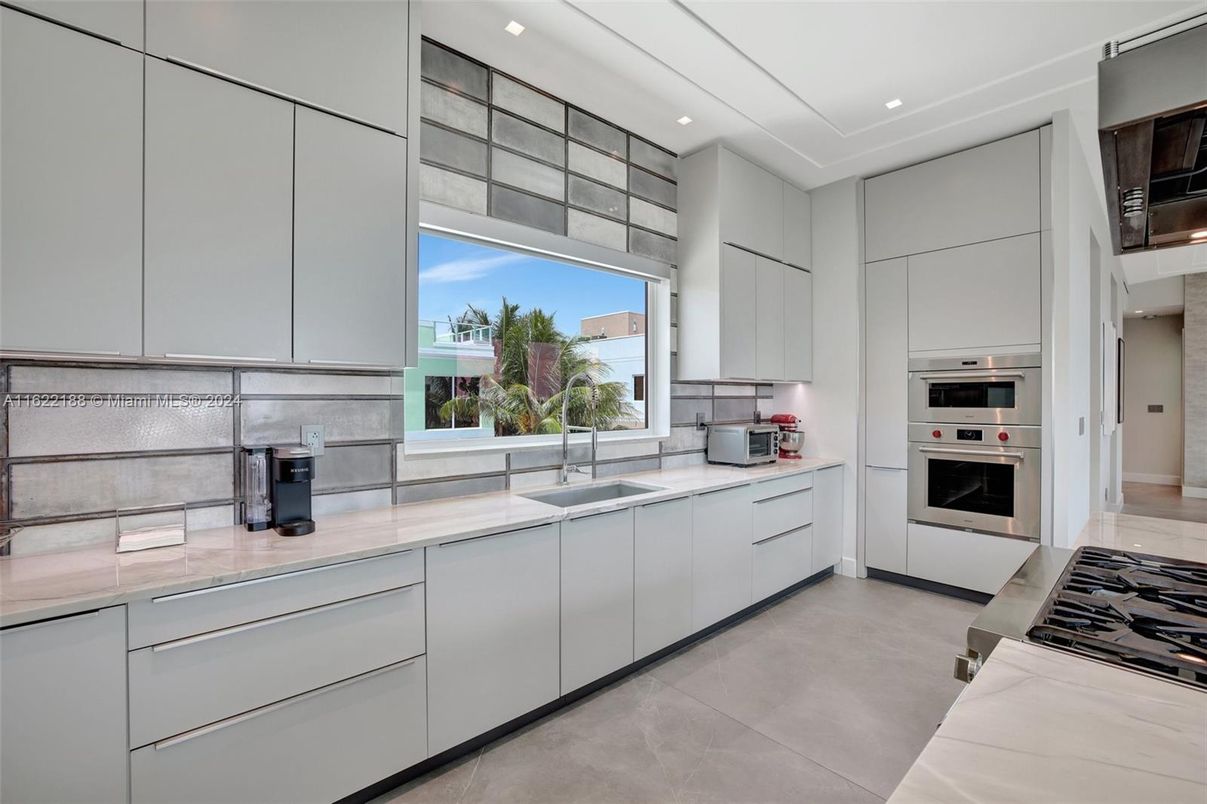 Interior, Kitchen, Recessed Lighting, Stainless Steel Appliances