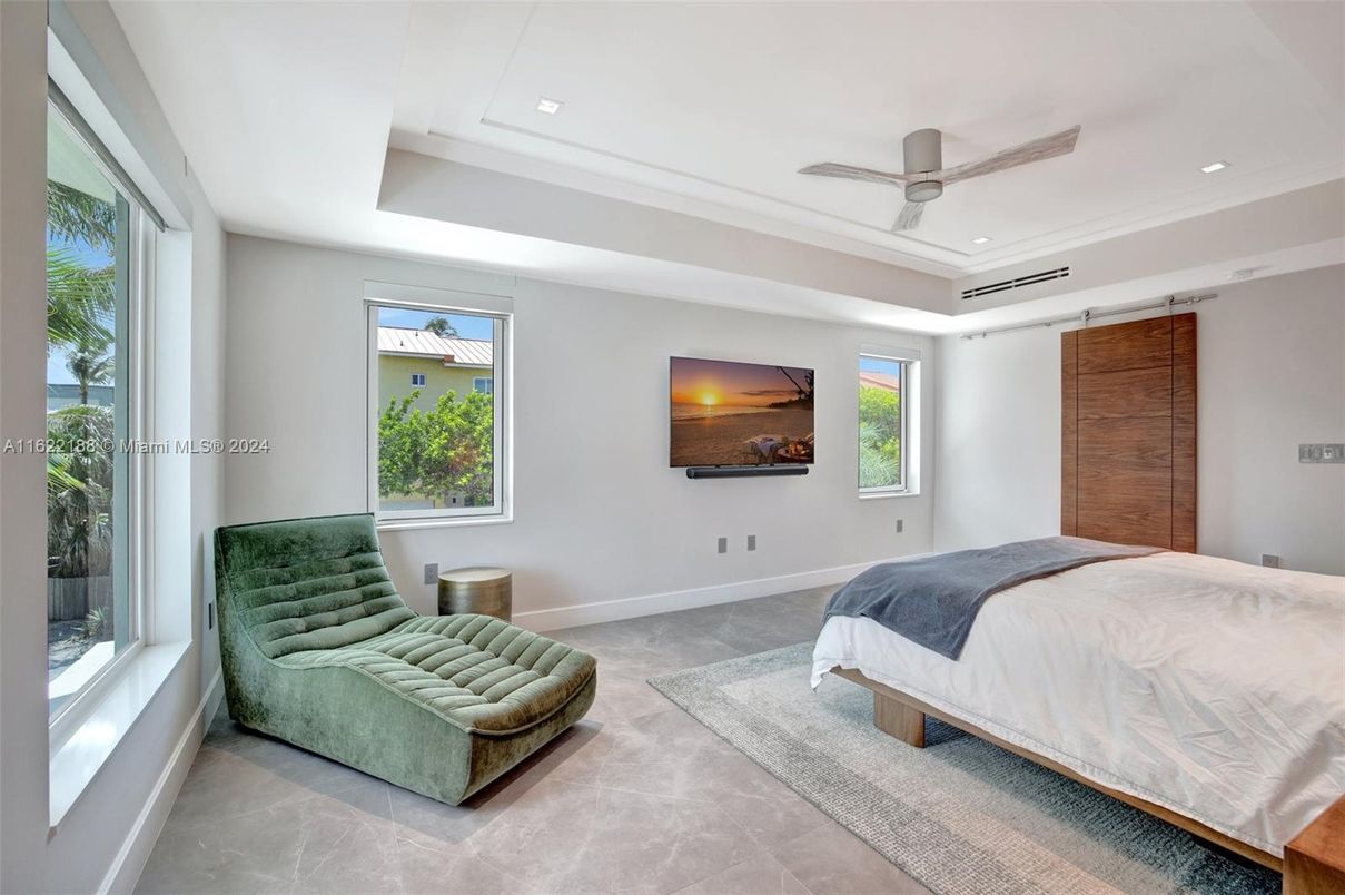 Bedroom, Interior, Recessed Lighting