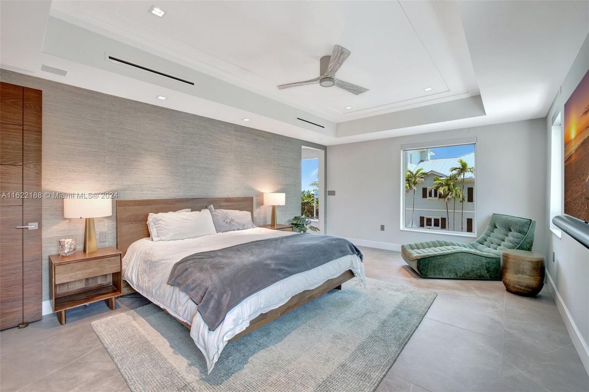 Bedroom, Interior, Recessed Lighting