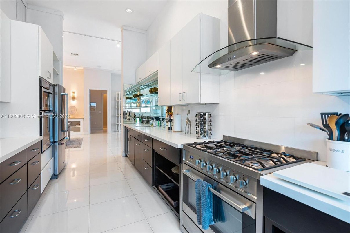Interior, Kitchen, Recessed Lighting, Stainless Steel Appliances