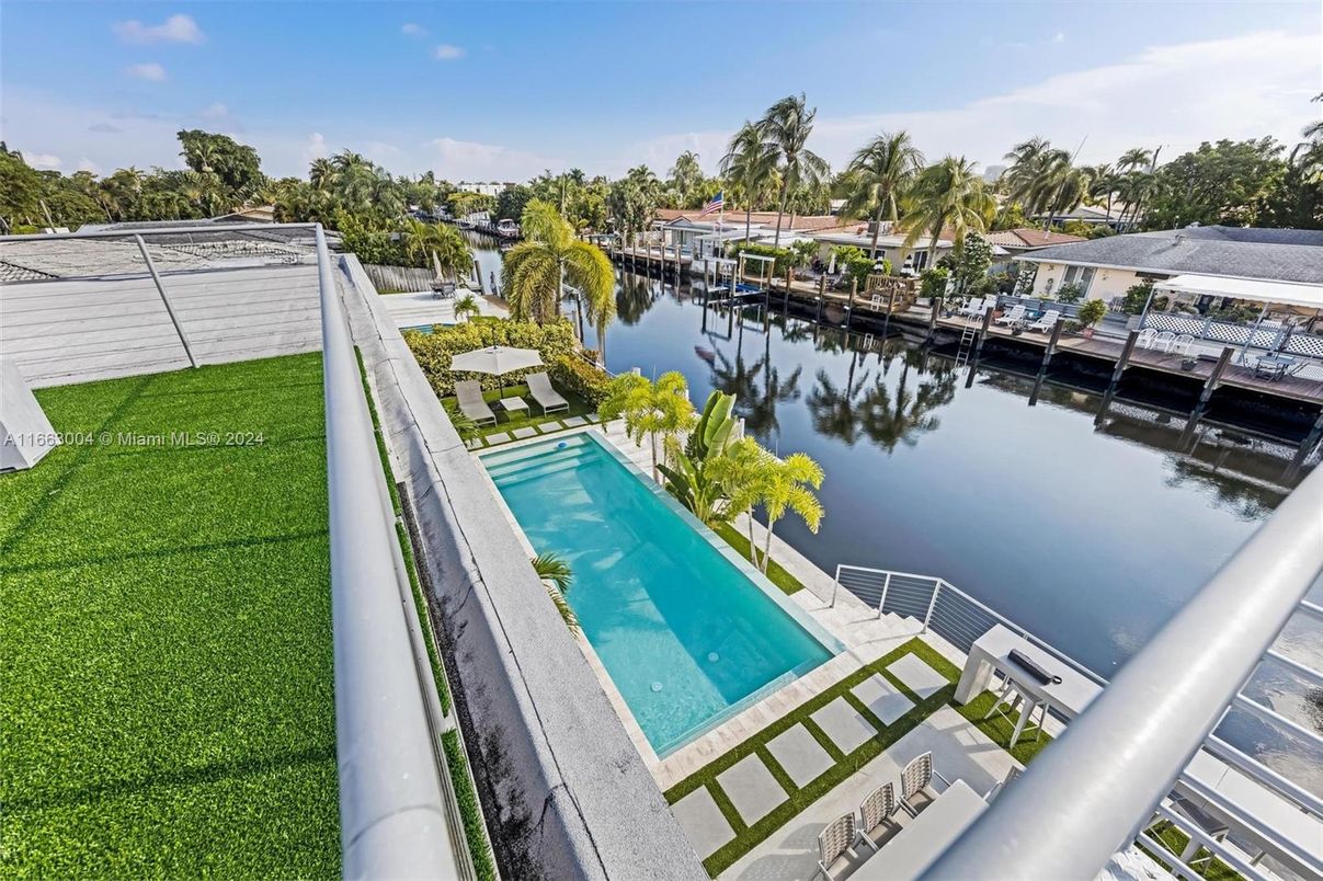 Exterior, Lake, Pool